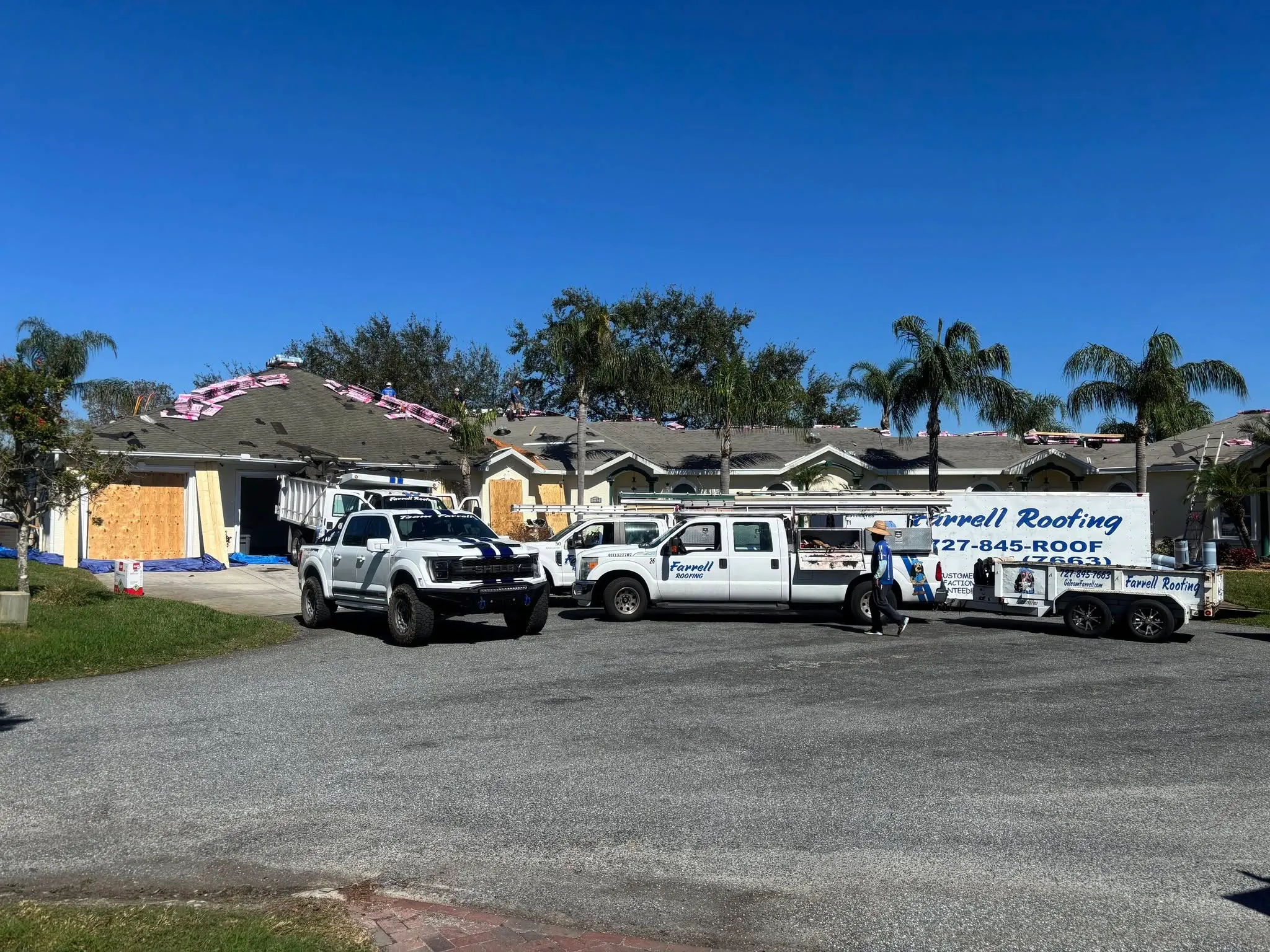 Beautiful residential roof install by Farrell Roofing