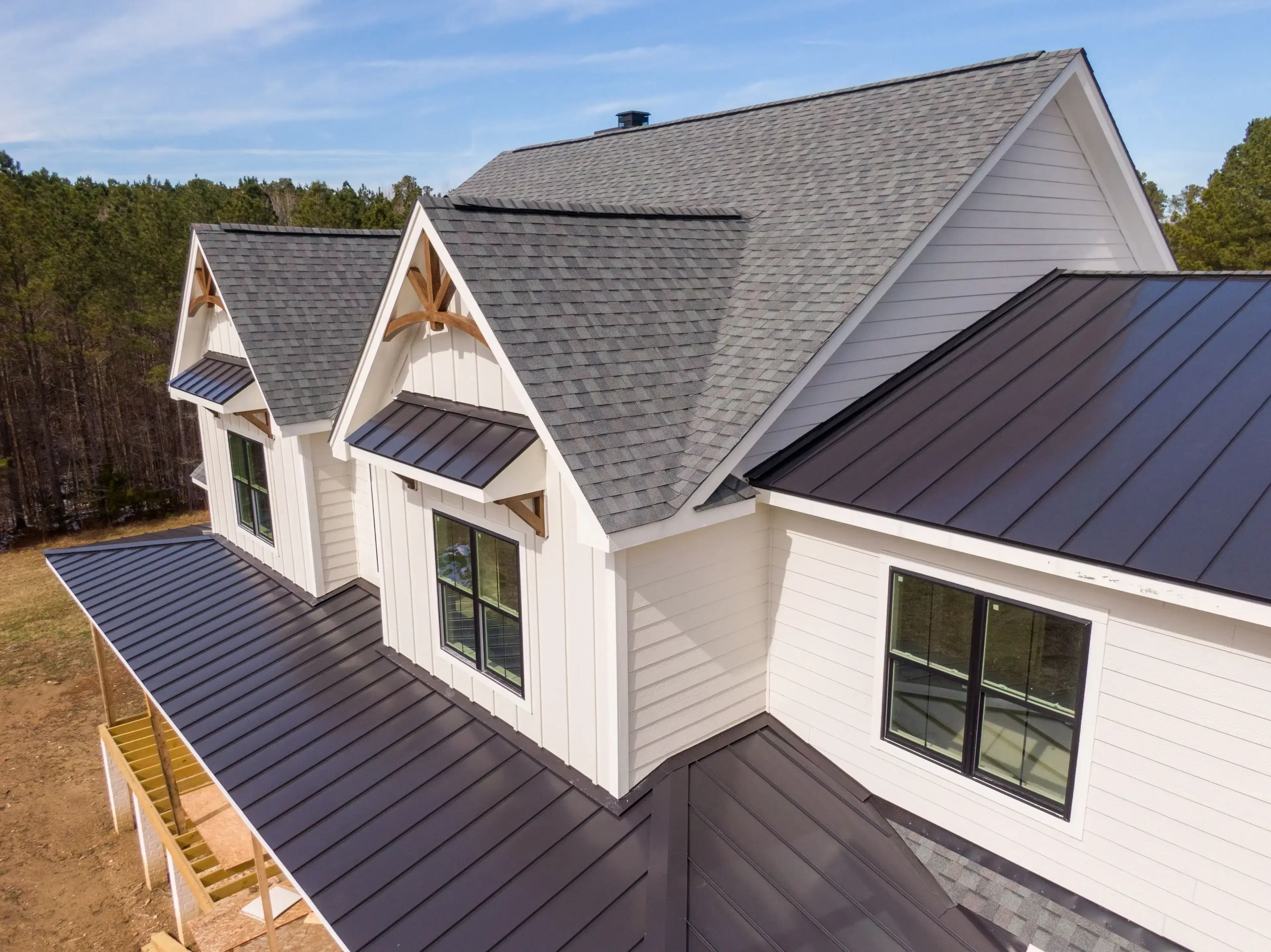 Newly installed roof on a Florida home